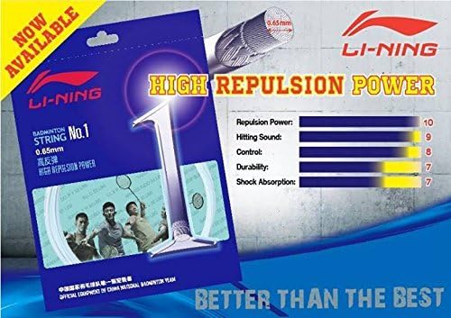 Li-Ning No.1 Nylon Badminton String (Yellow) - Image 2