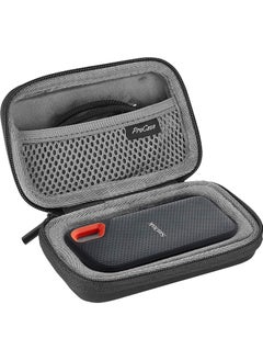 Hard Travel Case for SanDisk Extreme Portable SSD 250GB/ 500GB/ 1TB/ 2TB, SDSSDE60-500G-G25 Shockproof EVA Hard Shell Carrying Case Storage Bag -Black