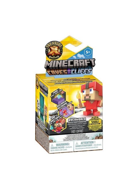 Minecraft Caves & Cliffs Overworld Characters. Mine Discover & Craft With 10 Levels Of Adventure & 12 Mine & Craft Characters To Collect