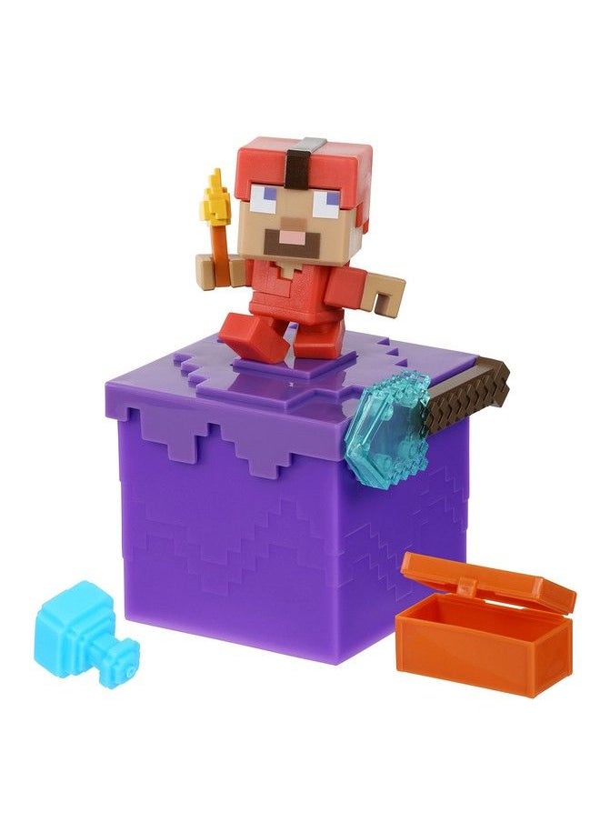 Treasure X - Minecraft Caves & Cliffs Overworld Characters. Mine Discover & Craft With 10 Levels Of Adventure & 12 Mine & Craft Characters To Collect - Image 1