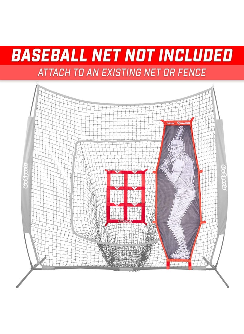 GoSports GoSports Baseball  Softball Pitching Kit  Practice Accuracy Training with Strike Zone  XTRAMAN Dummy Batter  - Image 2