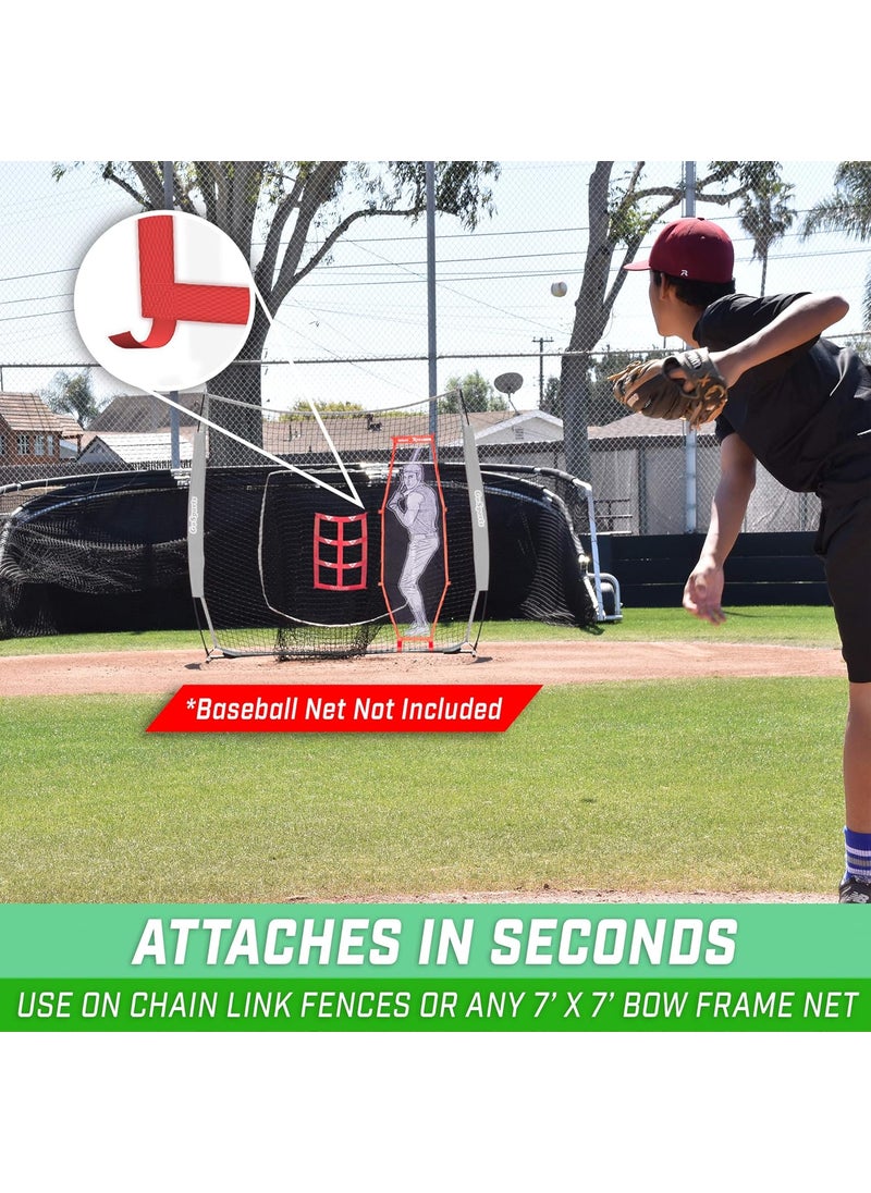 GoSports GoSports Baseball  Softball Pitching Kit  Practice Accuracy Training with Strike Zone  XTRAMAN Dummy Batter  - Image 5