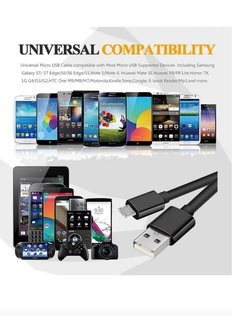 TREYO Fast Charging PS4 USB Cable, Durable Micro USB Charger for PS4 Controllers, Samsung Galaxy, LG, Kindle, and More - Tangle-Free Design - Image 5