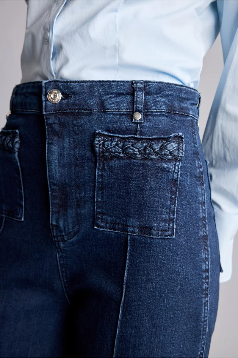 Defacto  Short Wide Leg High Waist Long Jeans for Women | Best Price UAE
