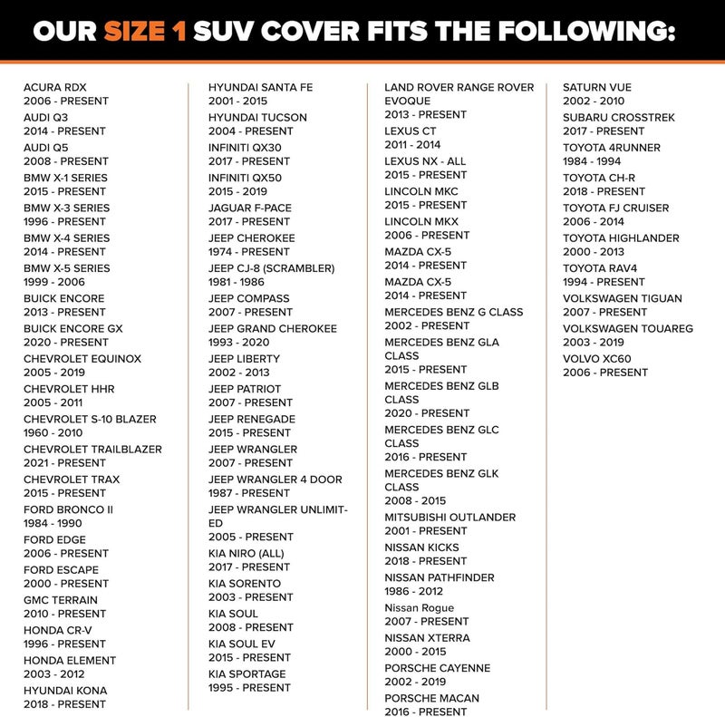 Budge Duro SUV Cover for Medium SUVs up to 186 inches - Gray Polypropylene - Image 3