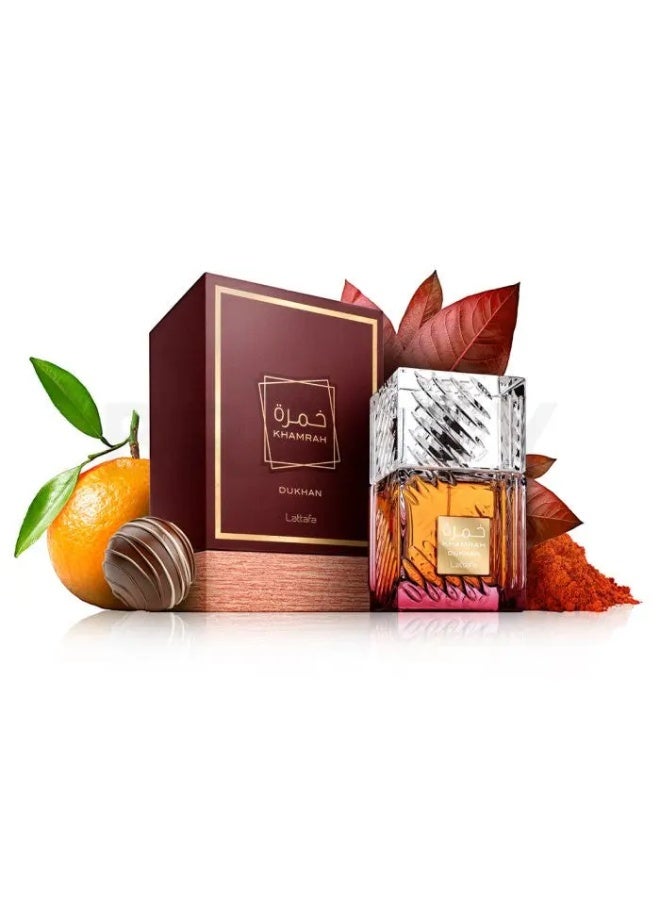 Lattafa Khamrah Dukhan Eau De Parfum Unisex -100ml - Image 5