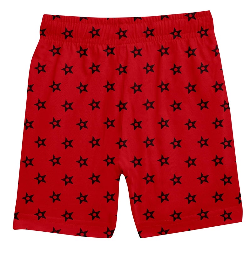 ICEDIVE Girl's Printed Regular Fited Shorts Pack of 3 Multicolour - Image 2