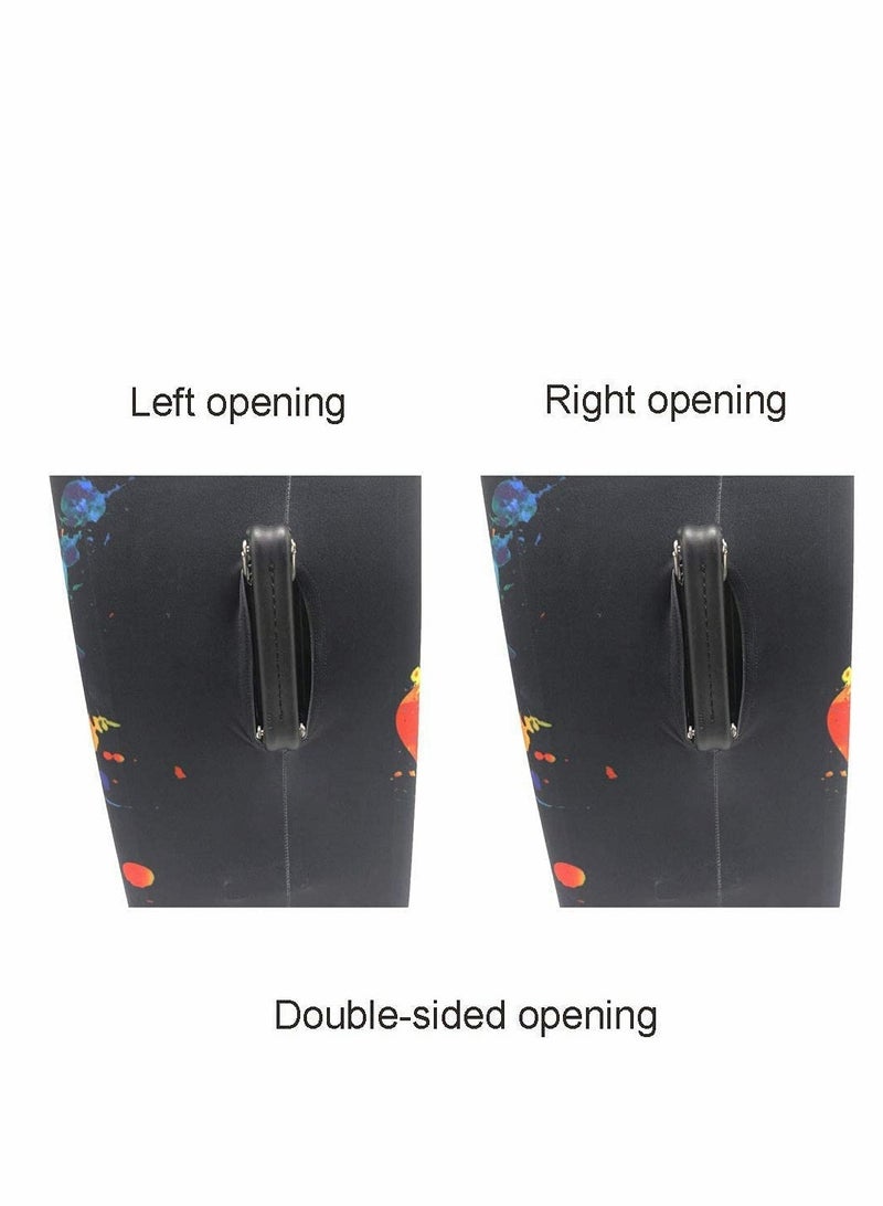 غطاء أنيق ومتين للأمتعة - غطاء حماية مضاد للخدش قابل للغسل للأمتعة مقاس 26-28 بوصة، ملحق سفر مثالي - Image 3