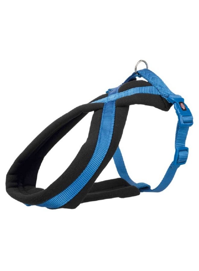 تريكسي حزام تجوال ممتاز للكلاب مصنوع من حشوة من الصوف، قابل للتعديل وخفيف الوزن، حلقة قوية على شكل حرف D تحافظ على الحزام والمقود في مكانهما، مقاس صغير: 40-70 سم/20 مم، أزرق ملكي - Image 1