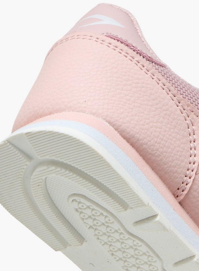 Dash Panelled Sneakers with Hook and Loop Closure - Image 5