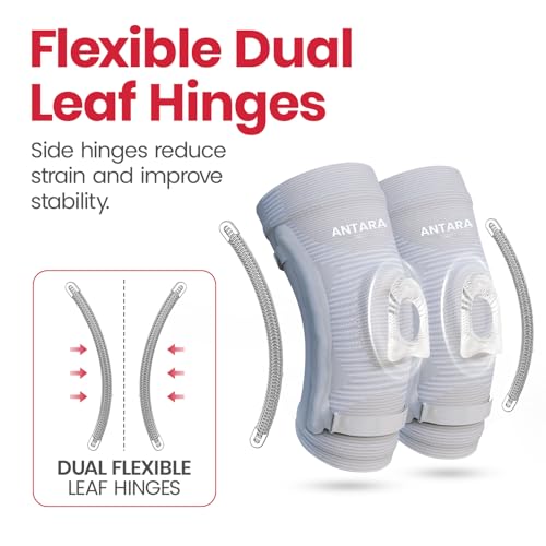 AGEasy Antara AGEasy (Max Group) Hinged Knee Braces for Osteoarthritis | Knee Brace for Men & Women | Knee Caps for Pain Relief | Breathable Knee Brace with Side Hinges | Knee Support for Joint Pain & Injury Recovery (S, Pair) - Image 5
