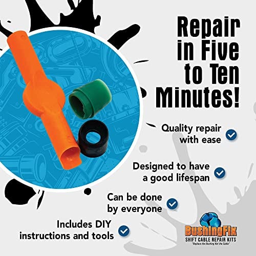 BushingFix.com BushingFix Si2Kit - Automatic Transmission Shift Cable Bushing Repair Kit, Replacement Shifter Cable Bushing, Quality Transmission Repair Kit, Compatible with Chevrolet, Ford, Jeep, and Other Brands - Image 3
