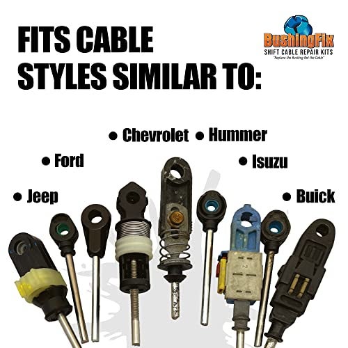 BushingFix.com BushingFix Si2Kit - Automatic Transmission Shift Cable Bushing Repair Kit, Replacement Shifter Cable Bushing, Quality Transmission Repair Kit, Compatible with Chevrolet, Ford, Jeep, and Other Brands - Image 5