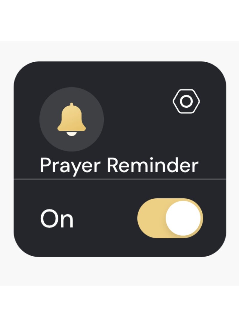 salam Smart Ring, Adjustable Ring Finger Counter with 2 Sizes (20/18mm), APP Support Digital Counter Prayer Reminder Rings -Black  - Image 3