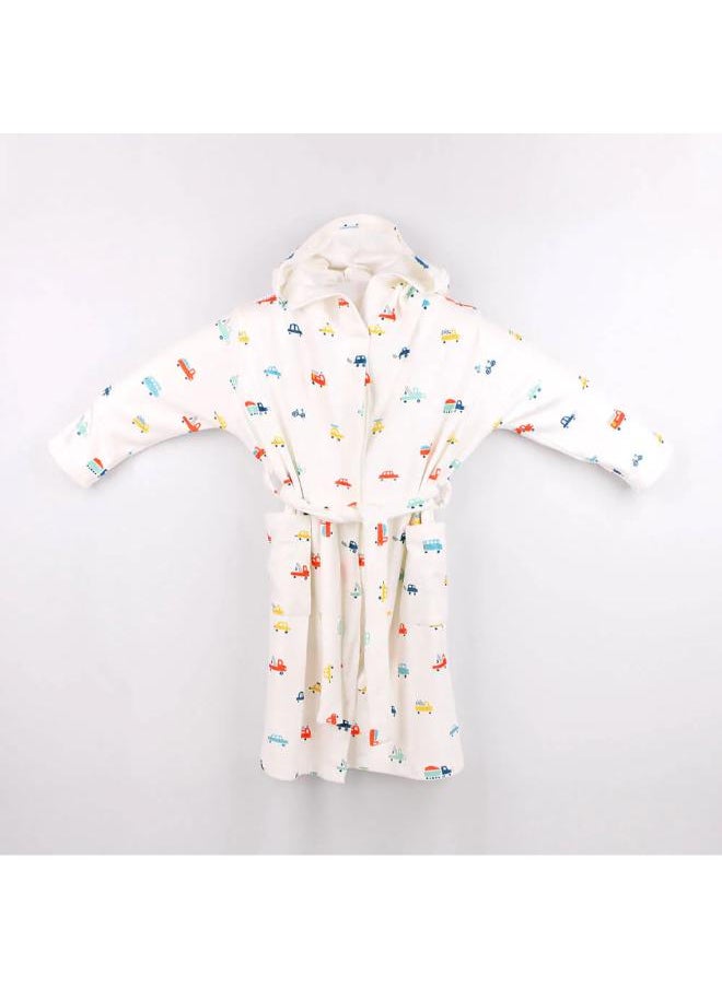 Mamas Gift Winter Robe Vehicles 4-6 Y  - Image 2