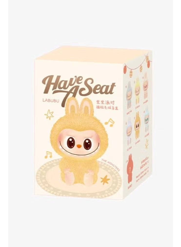 Pop Mart x Bobo & Coco Labubu The Monsters Have a Seat Vinyl Plush Pendant Single Blind Box - Image 1