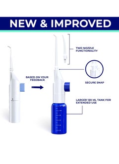 ORAVIX ORAVIX Dental Water Flosser Tonsil Stone Remover, Oral Irrigator Water Flosser, Gentle Water Flosser for Sensitive Teeth and Gums, Kids Water Flosser, Manual Water Flosser No Electricity or Batteries  - Image 2