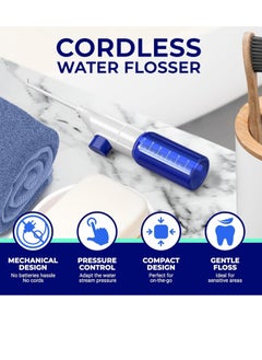 ORAVIX ORAVIX Dental Water Flosser Tonsil Stone Remover, Oral Irrigator Water Flosser, Gentle Water Flosser for Sensitive Teeth and Gums, Kids Water Flosser, Manual Water Flosser No Electricity or Batteries  - Image 3