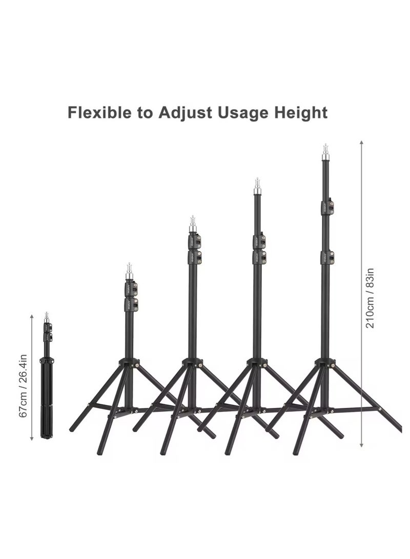 ANDOER Photography Softbox, 3-Color Temperature Lighting Kit with Reflector, Remote Control, and Carrying Bag, Suitable for Photo and Video Shoot - Image 4