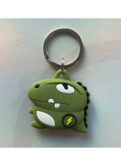For Apple AirTags Silicone Protective Case Cartoon Minnie Case Airtag Bluetooth Locator Tracker-Color:Lightning Dinosaur-Applicable Model:AirTags