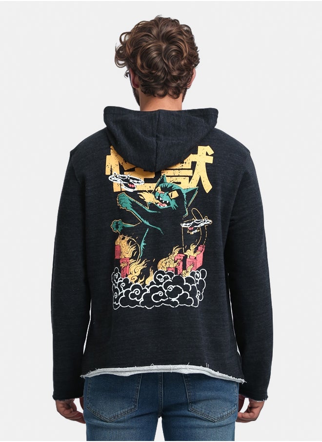 RAVIN Comfy Long Sleeves Printed Hoodie  - Image 2