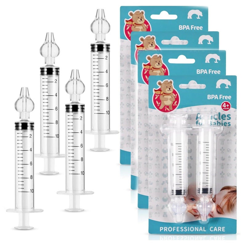 ثمانية أجهزة استنشاق الأنف للأطفال حديثي الولادة ، تنظيف الأنف جهاز الرضع حديثي الولادة سيرا على الأقدام من الضروريات ، المنظفات التنظيف السريع جهاز الرضع والأطفال حديثي الولادة لا تحتوي على ثنائي الفينول جهاز استنشاق الأنف - Image 1