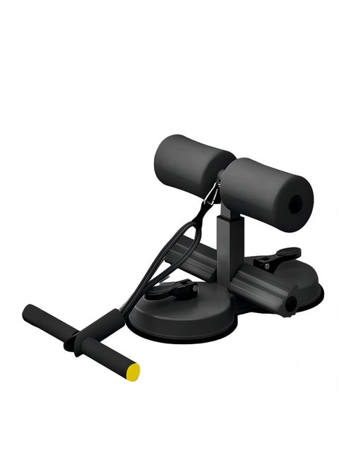 Sit Up Machine, Sit-Up Foot holder with Elastic 2 Suction Cups and Tension Rope for Abdomen Arm Leg Stretching Slimming
