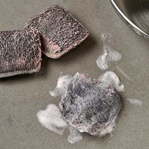 Brillo وسادات صابون الصوف الفولاذي بريللو، تدوم طويلاً، برائحة حمراء أصلية (10 قطع، عبوة من 1) - Image 4