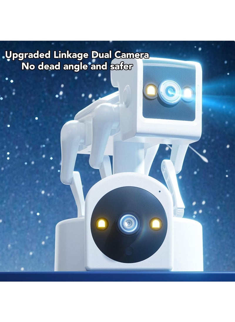Generic - Smart Machine Robot Dog Camera 1080P HD Camera Smart Camera Night Vision Camera 360 Degree Rotating for Home - Image 1