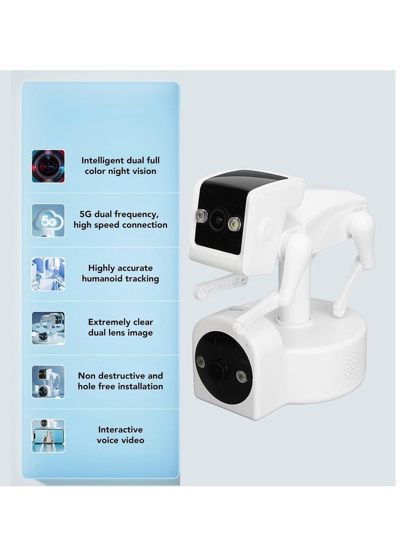 Generic - Smart Machine Robot Dog Camera 1080P HD Camera Smart Camera Night Vision Camera 360 Degree Rotating for Home - Image 1