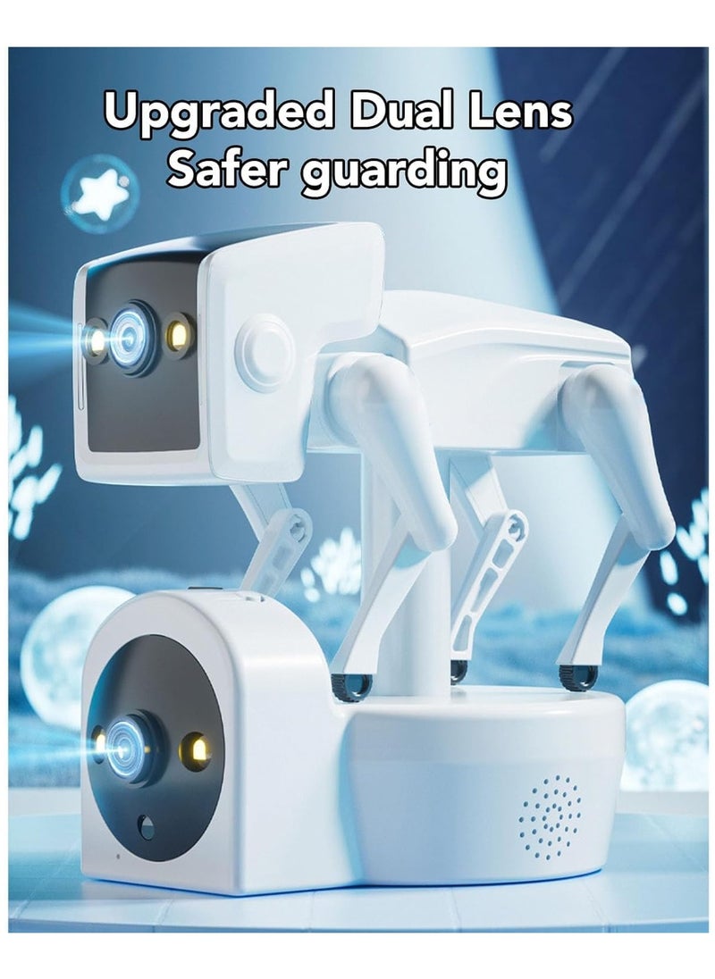 Generic - Smart Machine Robot Dog Camera 1080P HD Camera Smart Camera Night Vision Camera 360 Degree Rotating for Home - Image 1