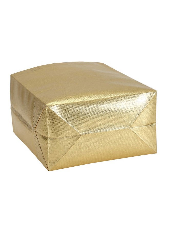 Tosnail 40 Pack 10 X 8 Inch Glossy Gold Reusable Grocery Bags Shopping Tote Bag With Handle Present Bag Gift Bag For Weddings, Birthdays, Party, Event - Gold - Image 5