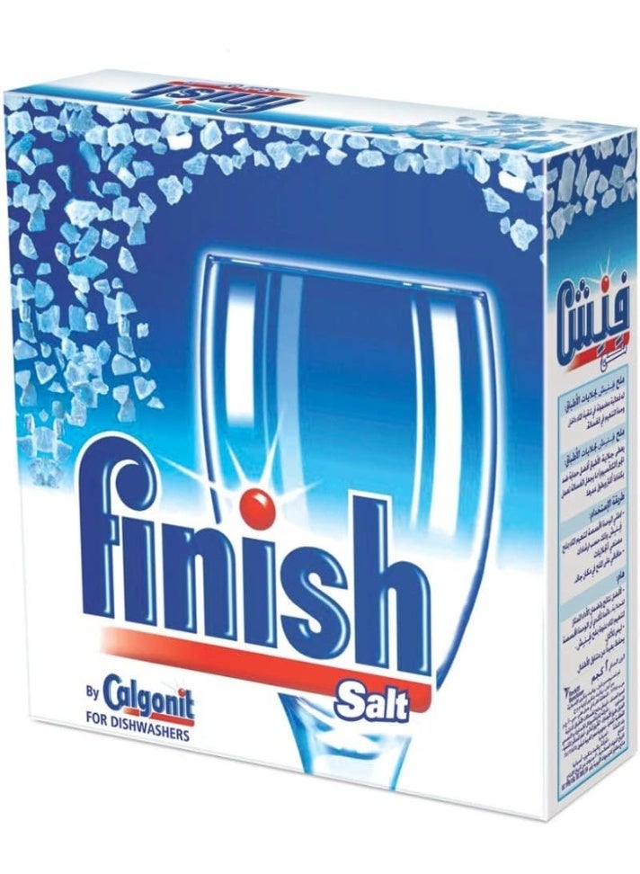 فنيش ملح منظف الأطباق فنش، 2 كجم- أقراص فنش باور بول للمعان والحماية، 26 قرص مع مساعد الشطف السائل فنش الأصلي، 400 مل - Image 2