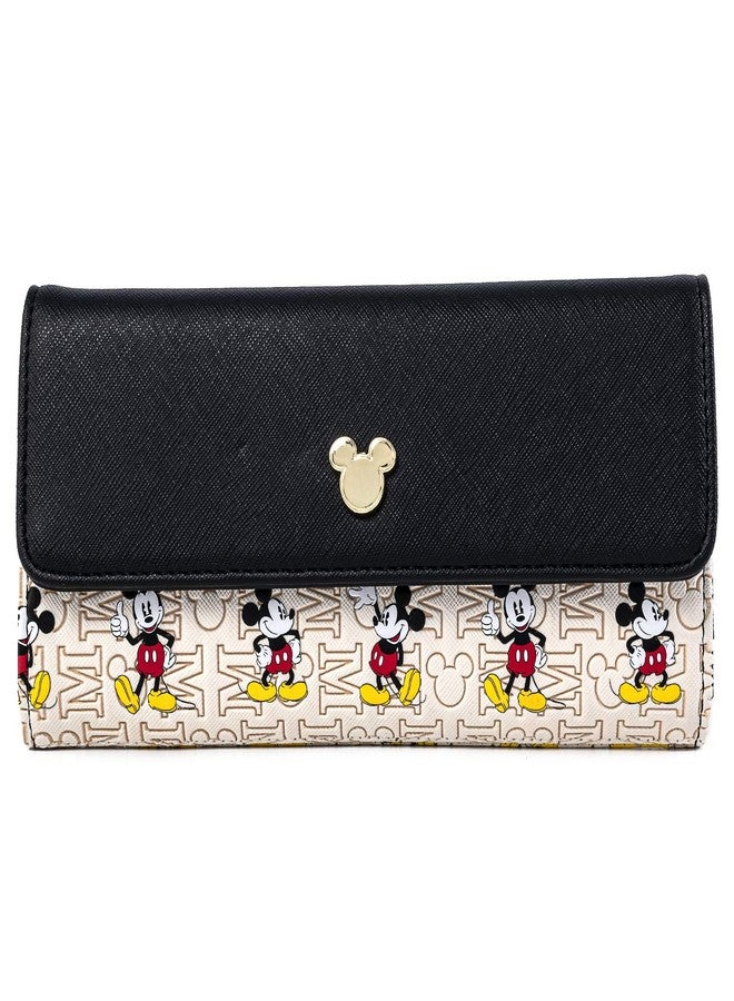Loungefly Disney Mickey Mouse Hardware Faux Leather Wallet - Image 1