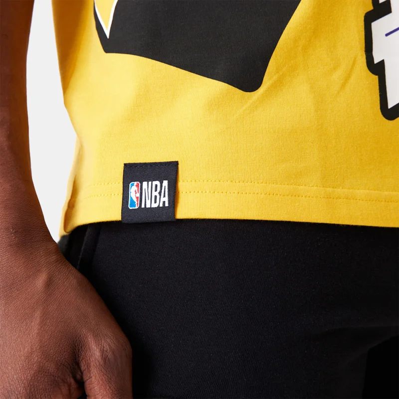نيو ايرا تيشيرت رجالي NBA لوس أنجلوس ليكرز بشعار كبير