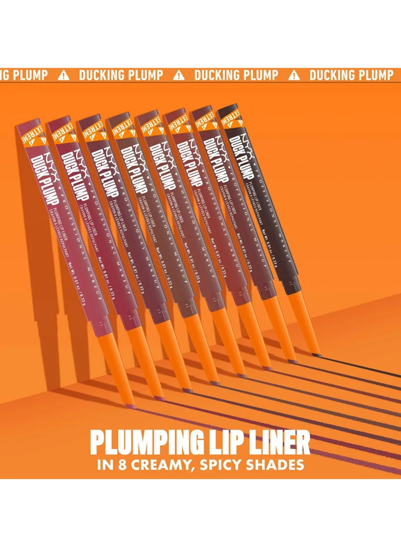 NYX PROFESSIONAL MAKEUP Duck Plump Plumping Lip Liner Lip Liner Up To 10 Hr Wear Matte Finish Flirty Flip