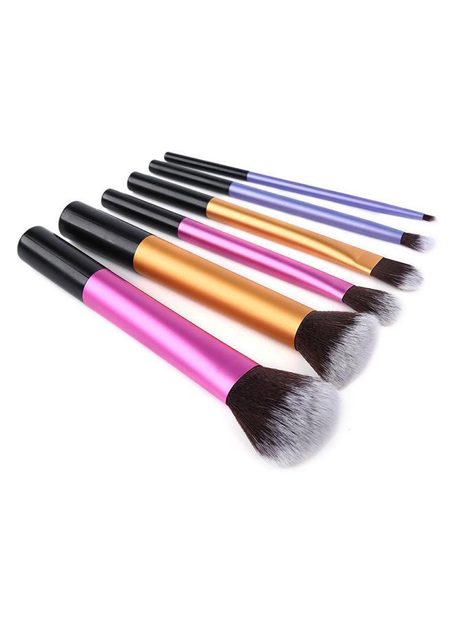 NIBEMINENT 6-Piece Professional Makeup Brush Set Multicolour - Image 2