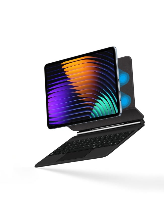 general Keyboard Compatible with Xiaomi Pad 7 Pro 11.2 Inch, Strong Magnetic Keyboard Case Bluetooth Wireless Touchpad Trackpad Keyboard for Mi Pad 7/7 Pro 11.2 - Image 2