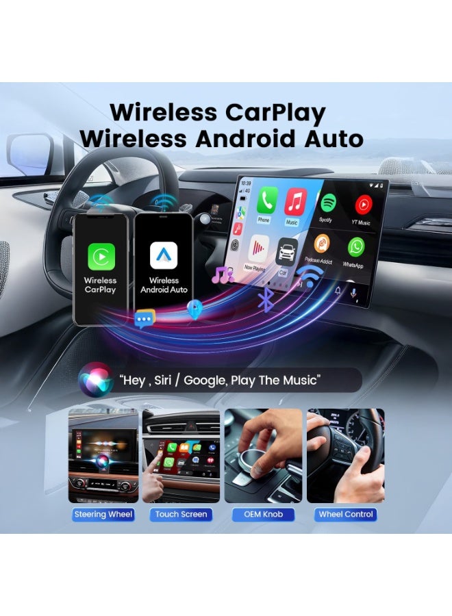 Carlinkit Mini SE Pro Wireless CarPlay & Android Auto Adapter – USB-C/A Universal Car Adapter, 5-Device Multi-Connection, High-Durability, Plug-and-Play - Image 2