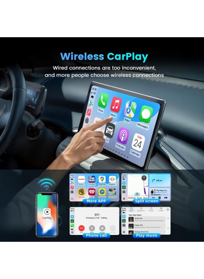 Carlinkit Mini SE Pro Wireless CarPlay & Android Auto Adapter – USB-C/A Universal Car Adapter, 5-Device Multi-Connection, High-Durability, Plug-and-Play - Image 4