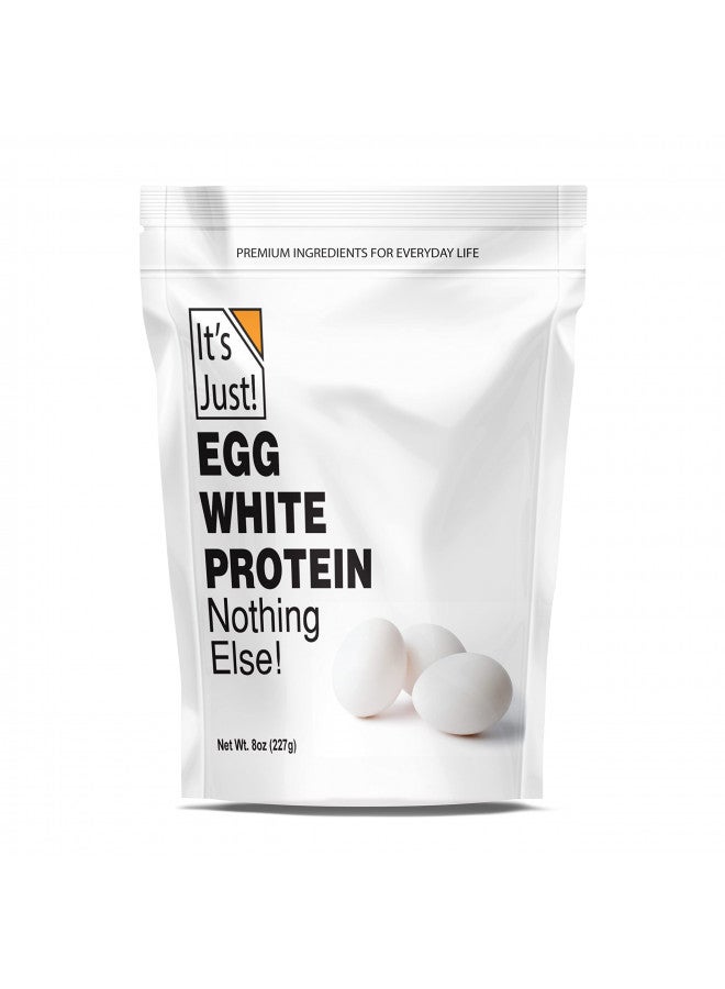 It's Just! It's Just! - Egg White Protein Powder, Dried Egg Whites Protein, Meringue Ingredient, Non-GMO, USA Farms, Unflavored (8oz) - Image 2