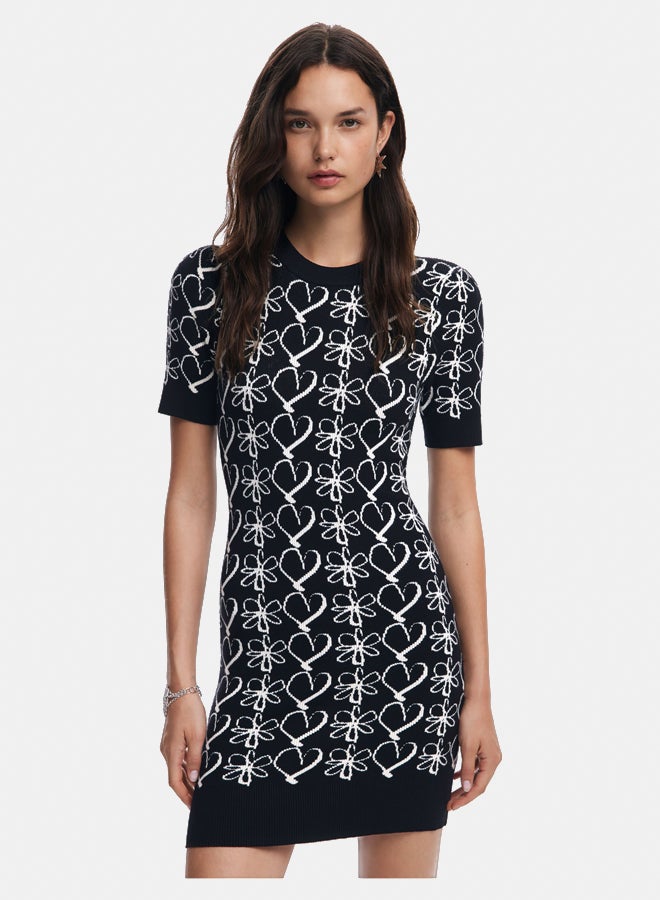 DESIGUAL Printed Mini Dress M. Christian Lacroix  - Image 1