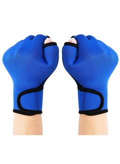 Excefore 2 Pairs Aquatic Gloves for Helping Upper Body Resistance, Webbed Swim Gloves Well Stitching, No Fading, Sizes for Men Women Adult Children Aquatic Fitness Water Resistance Training  - Image 3