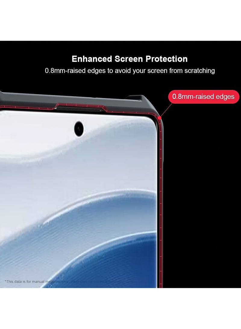 For Xiaomi POCO X7 5G Case, Camera Lens Protection Back Cover, TPU+PC Shockproof Bumper Mobile Phone Case,  Anti-Yellowing Slim Fit Protective Casing - Image 4