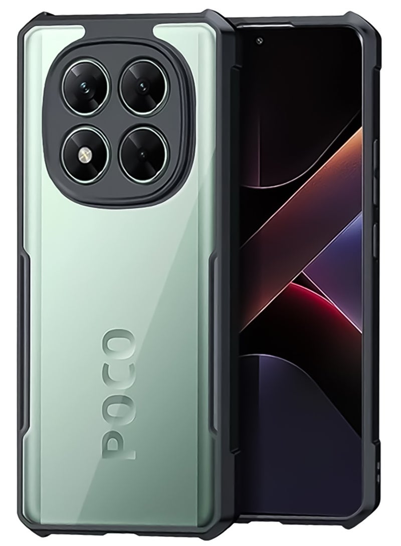For Xiaomi POCO X7 5G Case, Camera Lens Protection Back Cover, TPU+PC Shockproof Bumper Mobile Phone Case,  Anti-Yellowing Slim Fit Protective Casing - Image 1