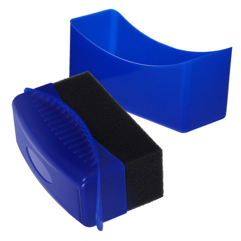 Blue Car Sponge Brush Cap Detail Polishing Pad Wax Applicator Tire Dressing Tool - Image 2