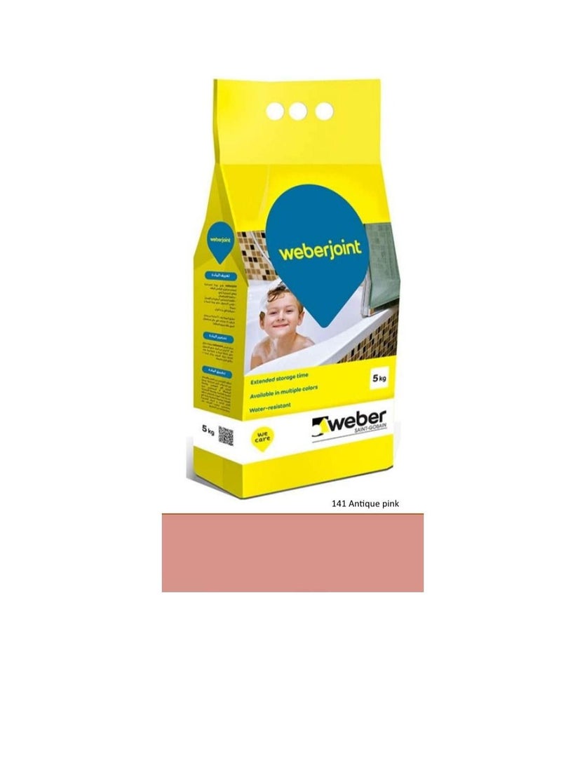 Weber Cement-Based Pre-Mixed Tile Joint Grout-Multi Colors (ANTIQUE PINK  - Image 3