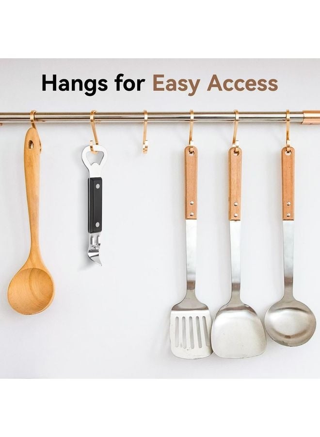 HOMESTAR Can Punch Opener with Non-Slip Handle, 2-in-1 Stainless Steel Beer Bottle and Can Opener, Rust-Resistant and Compact, for Kitchen, Bar, Camping - Image 5