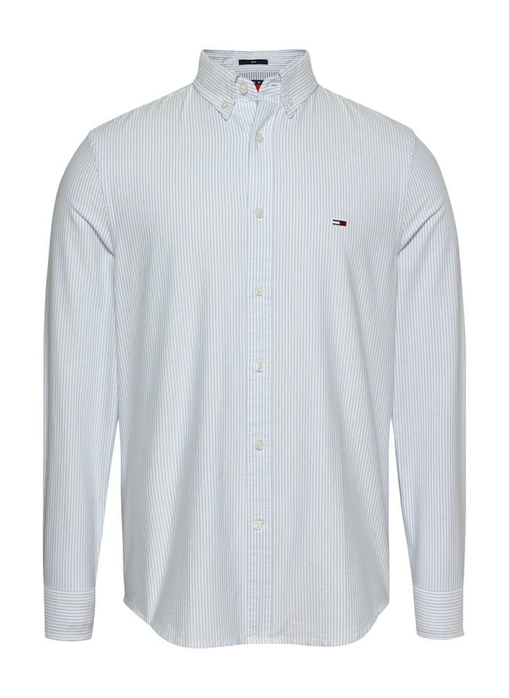 TOMMY JEANS Slim Cotton Stripe Oxford Shirt  - Image 5