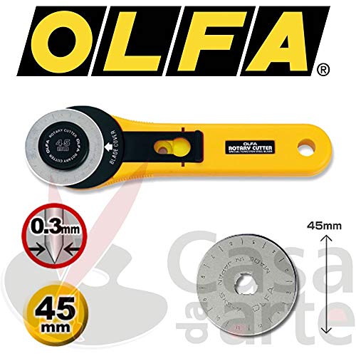 Olfa Standard Rotary Cutter (45 mm). - Image 2